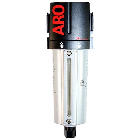 Ingersoll-Rand 1/2 in. Filter, 2000 Series Auto Drain Metal Bowl with Sight Glass 197 SCFM F35341-411